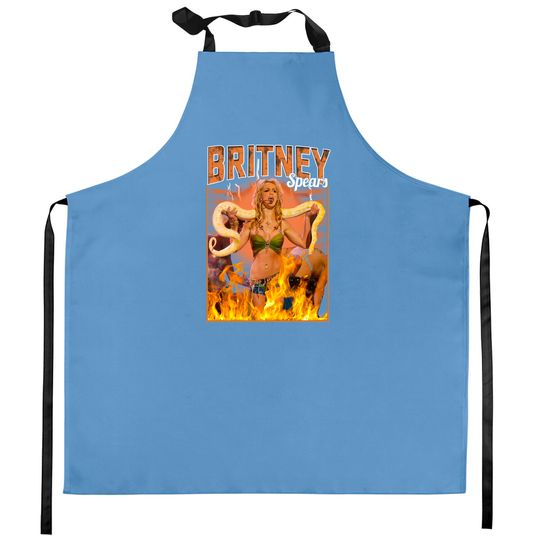 britney spears Kitchen Aprons