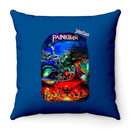 Judas Priest Unisex Throw Pillow: Painkiller