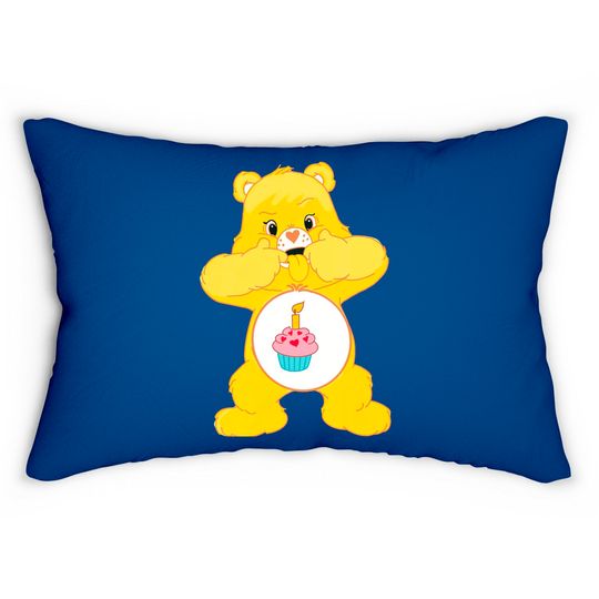 Birthday Bear sticking tongue out - Birthday Bear - Lumbar Pillows