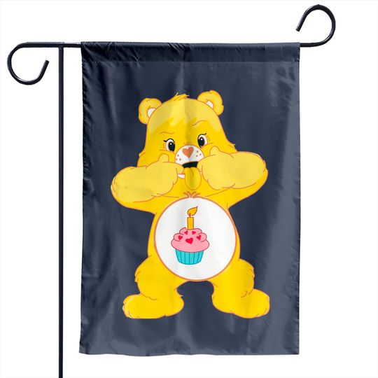 Birthday Bear sticking tongue out - Birthday Bear - Garden Flags