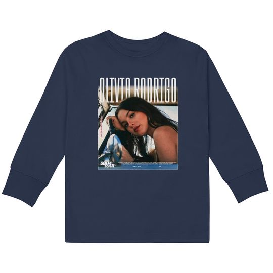 Meet Olivia Rodrigo, Olivia Rodrigo Vintage  Kids Long Sleeve T-Shirts