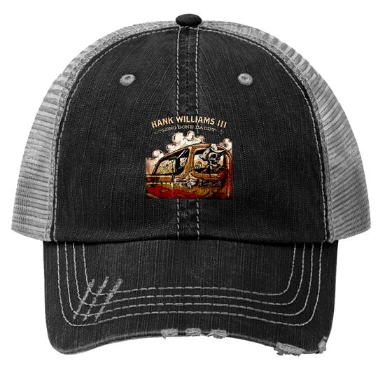 Hank Williams III Long Gone Daddy Trucker Hats