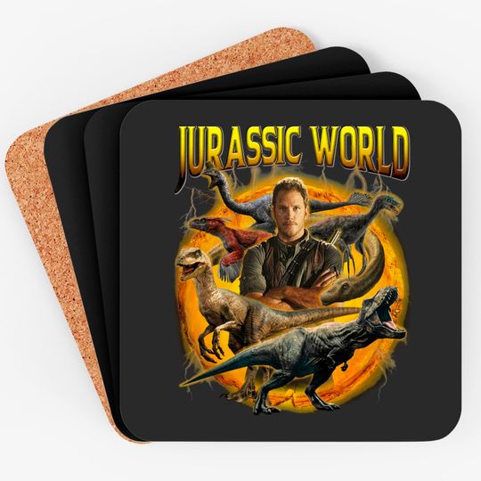 Jurassic World 3 Dominion Owen Grady Portrait Coasters Unisex Coasters Birthday Coaster