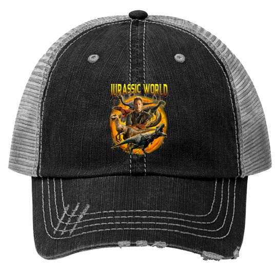 Jurassic World 3 Dominion Owen Grady Portrait Trucker Hats Unisex Trucker Hats Birthday Trucker Hat