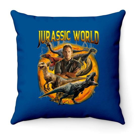 Jurassic World 3 Dominion Owen Grady Portrait Throw Pillows Unisex Throw Pillows Birthday Throw Pillow