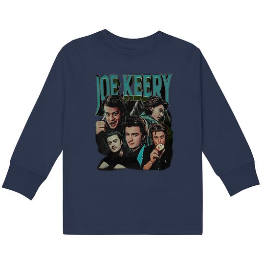 Joe Keery Shirt Chris Vintage 90's Graphic  Kids Long Sleeve T-Shirts Kurt Kunkle Keys