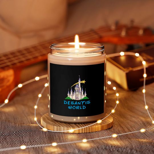 Ron Desantis Not Woke Funny Conservative Scented Candles