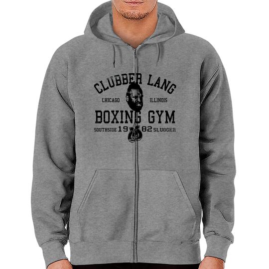 Clubber Lang Workout Gear Worn - Clubber Lang - Zip Hoodies