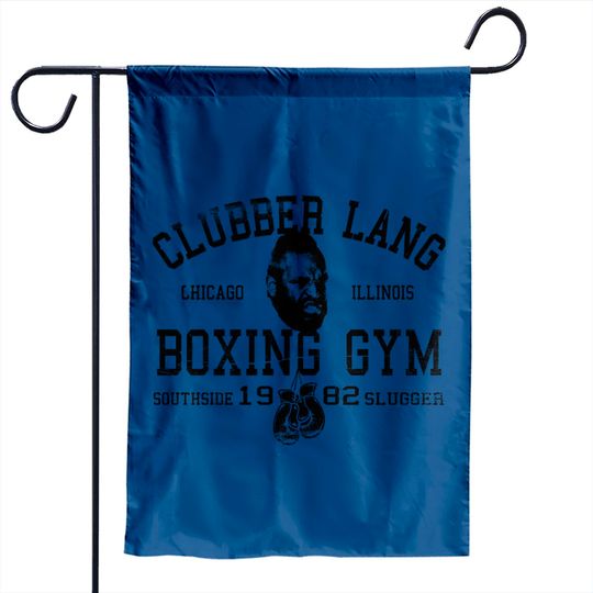 Clubber Lang Workout Gear Worn - Clubber Lang - Garden Flags