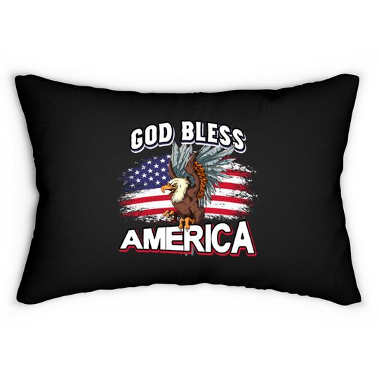 American Patriot Patriotic Lumbar Pillow Lumbar Pillows