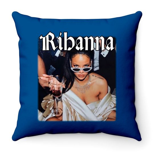 Rihanna Vintage Throw Pillows