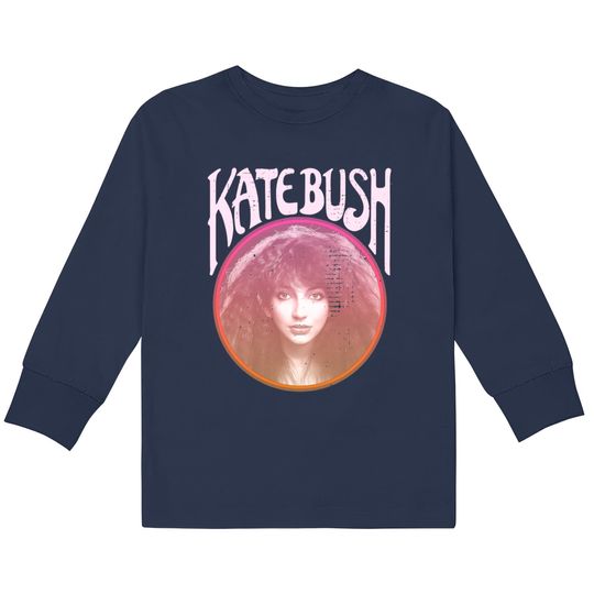 Retro Kate Bush Tribute  Kids Long Sleeve T-Shirts