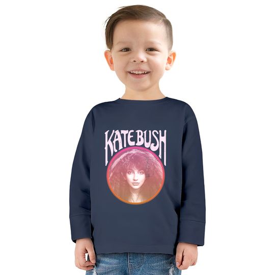 Retro Kate Bush Tribute  Kids Long Sleeve T-Shirts