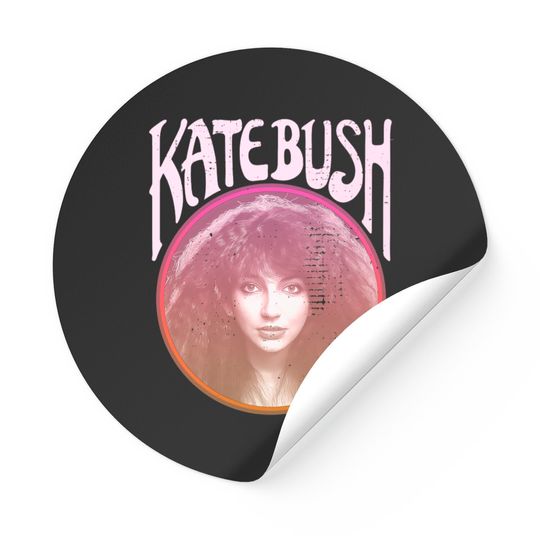 Retro Kate Bush Tribute Stickers