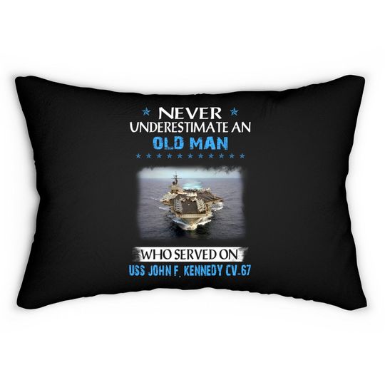 USS John F. Kennedy CV-67 - Father Day - Lumbar Pillows