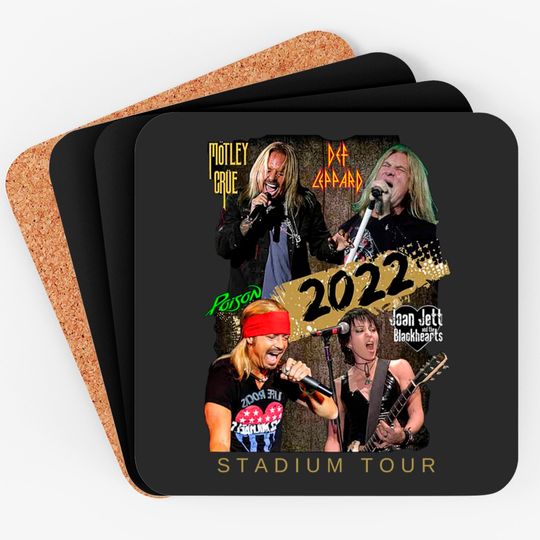 The Stadium Tour 2022 Coasters, Music Concert Coasters