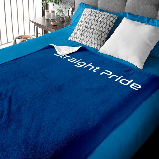 Straight Pride Baby Blankets