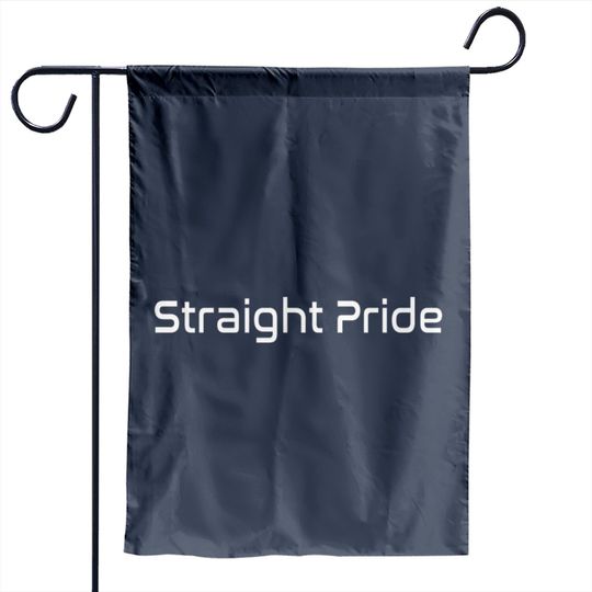 Straight Pride Garden Flags