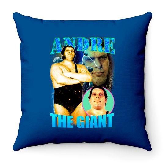 Giant Bootleg - Andre The Giant - Throw Pillows
