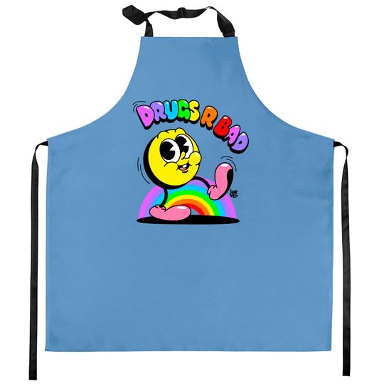 Drugs aint cool - Drugs - Kitchen Aprons