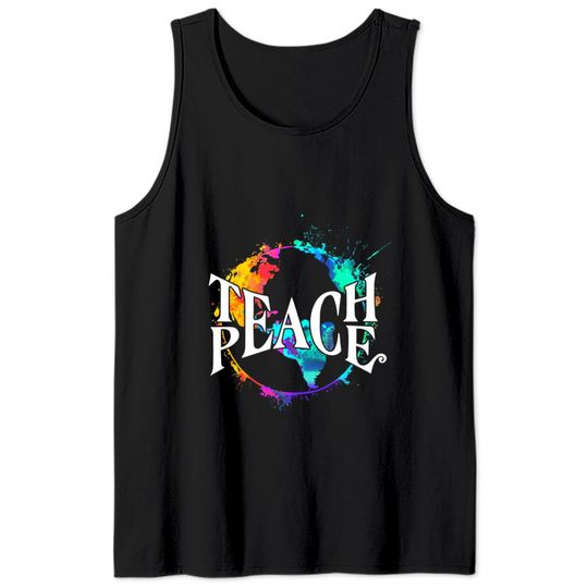 Teach Peace Hippie World - Hippie - Tank Tops