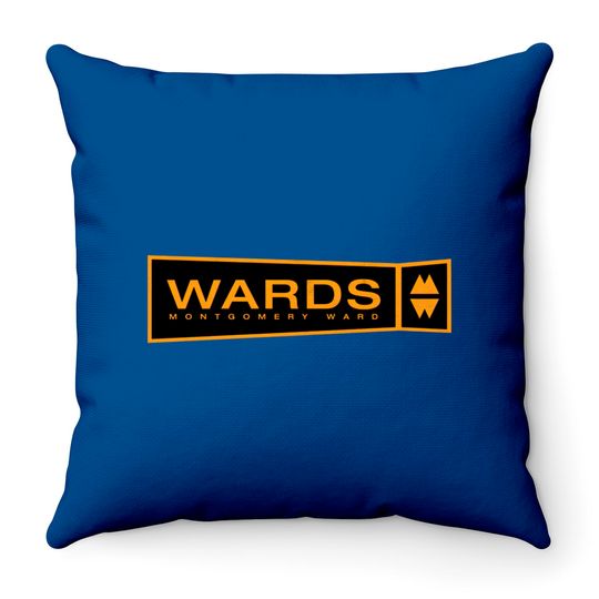 Montgomery Wards 1960s Style Logo - Montgomery Ward - Throw Pillows