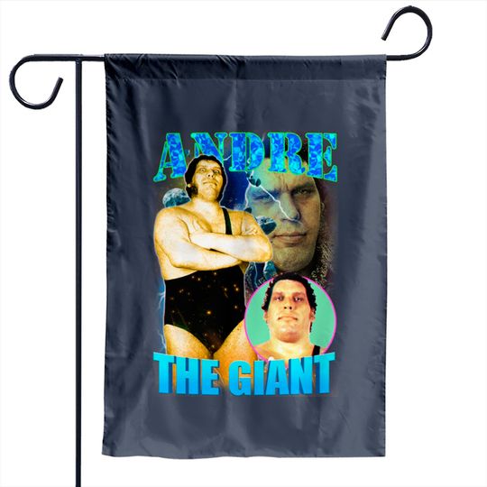 Giant Bootleg - Andre The Giant - Garden Flags