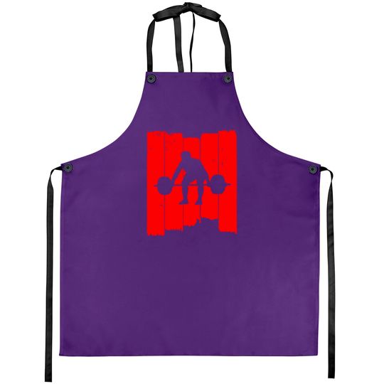 Squats deadlift fitness gym weight lifting Aprons