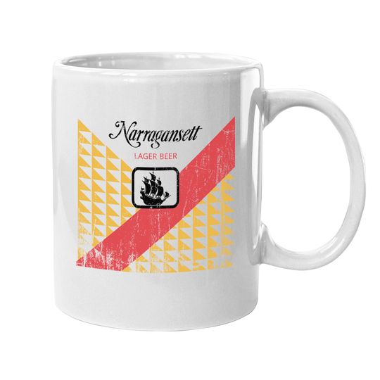 Narragansett label from Jaws, distressed - Jaws - Mugs