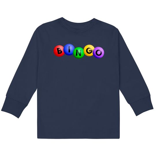 bingo  Kids Long Sleeve T-Shirts