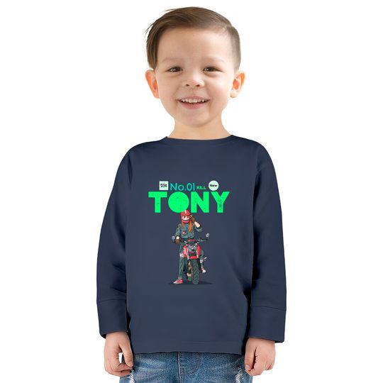 Kill Tony Anime Movie - Comedy Podcast -  Kids Long Sleeve T-Shirts