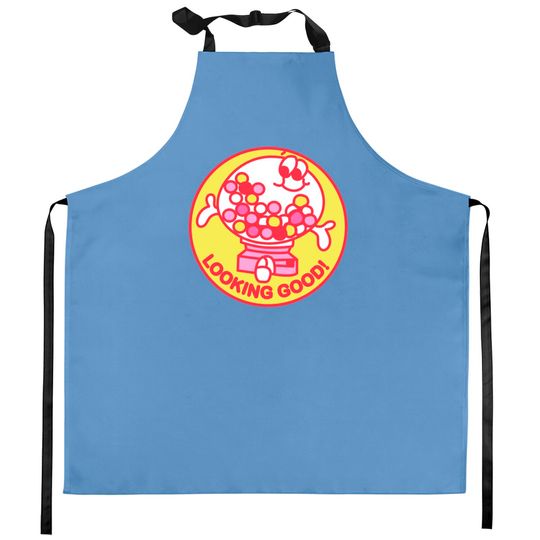 Scratch N Sniff Gumball Love - Retro Vintage Aesthetic - Kitchen Aprons