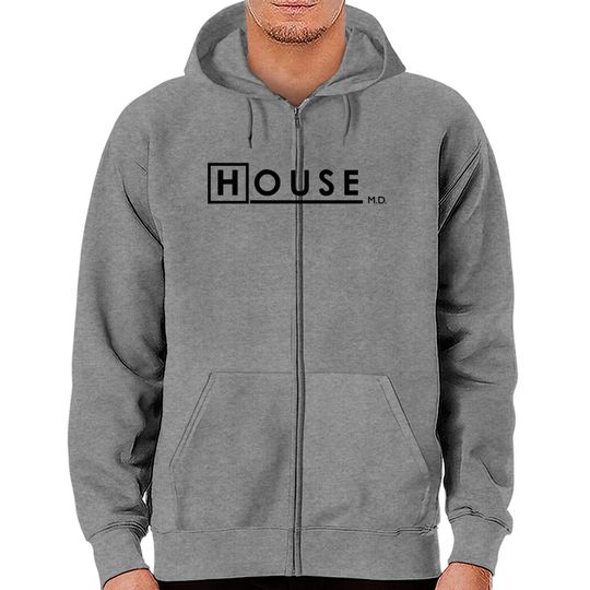 house - House - Zip Hoodies