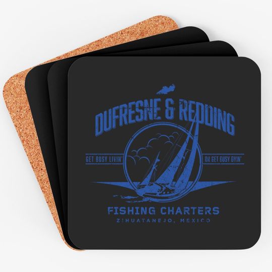 Dufresne & Redding Fishing Charters - Shawshank Redemption - Coasters