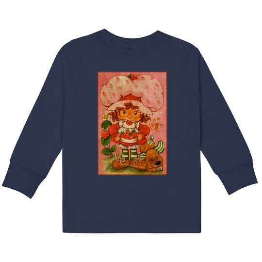 Strawberry Shortcake Retrocolor - Strawberry Shortcake -  Kids Long Sleeve T-Shirts