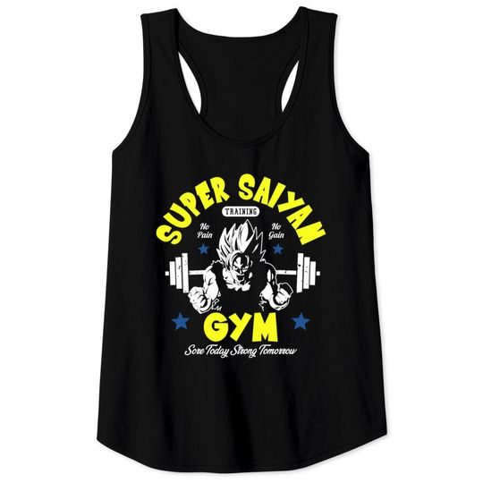 Super Saiyan Gym - Gym - Tank Tops