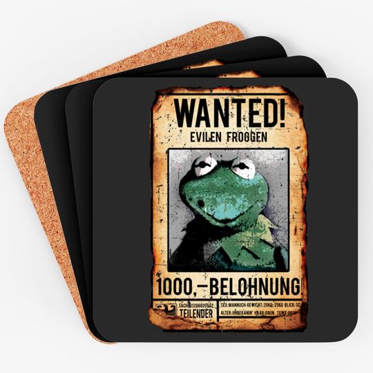 Muppets most wanted poster of Constantine, distressed - Muppets - Coasters