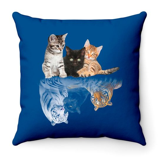 I love cat. - Cats - Throw Pillows