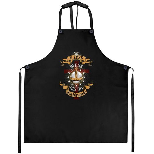 The Holy Hand Grenade of Antioch - Monty Phyton - Aprons