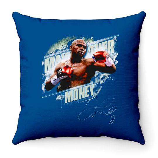 Floyd Mayweather Money Throw Pillows, Floyd Mayweather Throw Pillow Fan Gift, Floyd Mayweather Vintage, Boxing Throw Pillow, Boxing Legends