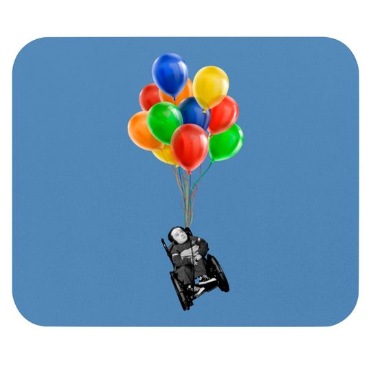 Eric the Actor Flying with Balloons - Howard Stern - Mouse Pads