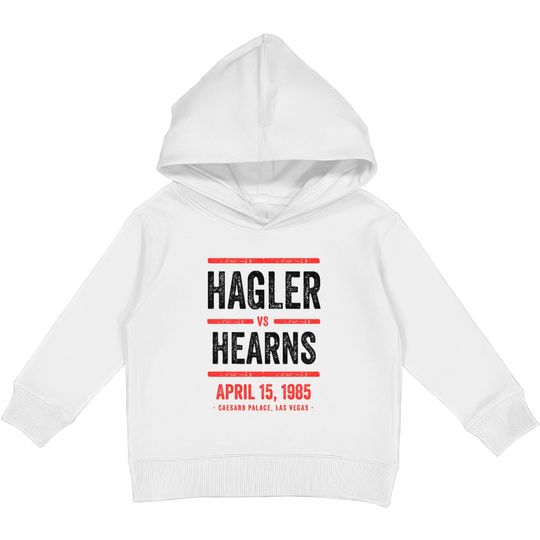 Hagler vs Hearns - Boxing - Kids Pullover Hoodies