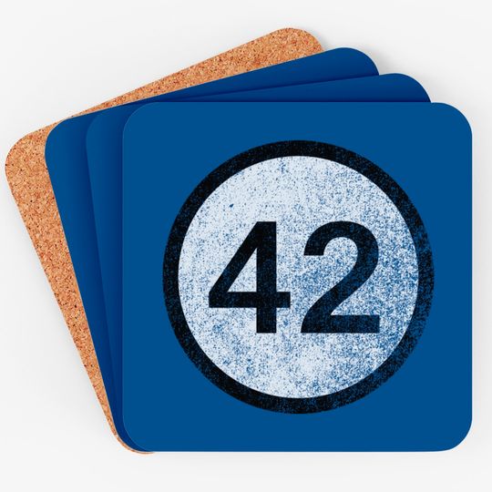 42 (faded) - 42 - Coasters