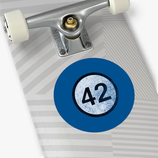 42 (faded) - 42 - Stickers