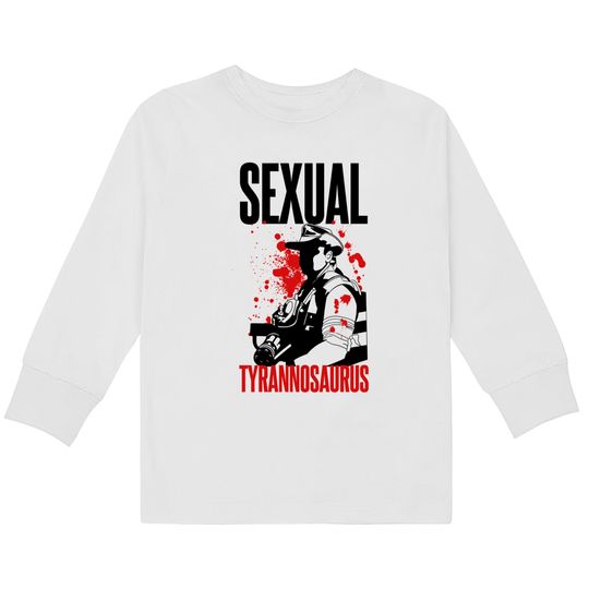 Blaine - Sexual Tyrannosaurus - Predator -  Kids Long Sleeve T-Shirts