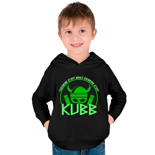 Kubb Viking Chess and Party Kids Pullover Hoodies - Kubb Game - Kids Pullover Hoodies