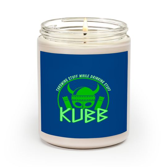 Kubb Viking Chess and Party Scented Candles - Kubb Game - Scented Candles
