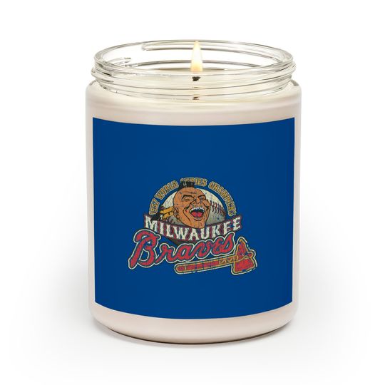 Milwaukee Braves World Champions 1957 - Baseball - Scented Candles