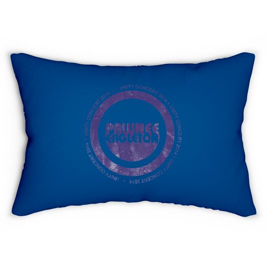Pawnee eagleton unity concert 2014 - Parks And Rec - Lumbar Pillows