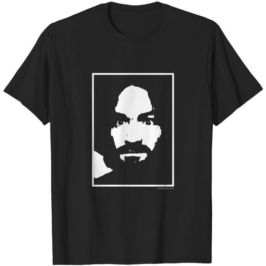 Charlie Don't Surf - Classic Face from Life Magazine - Charles Manson - T-Shirt